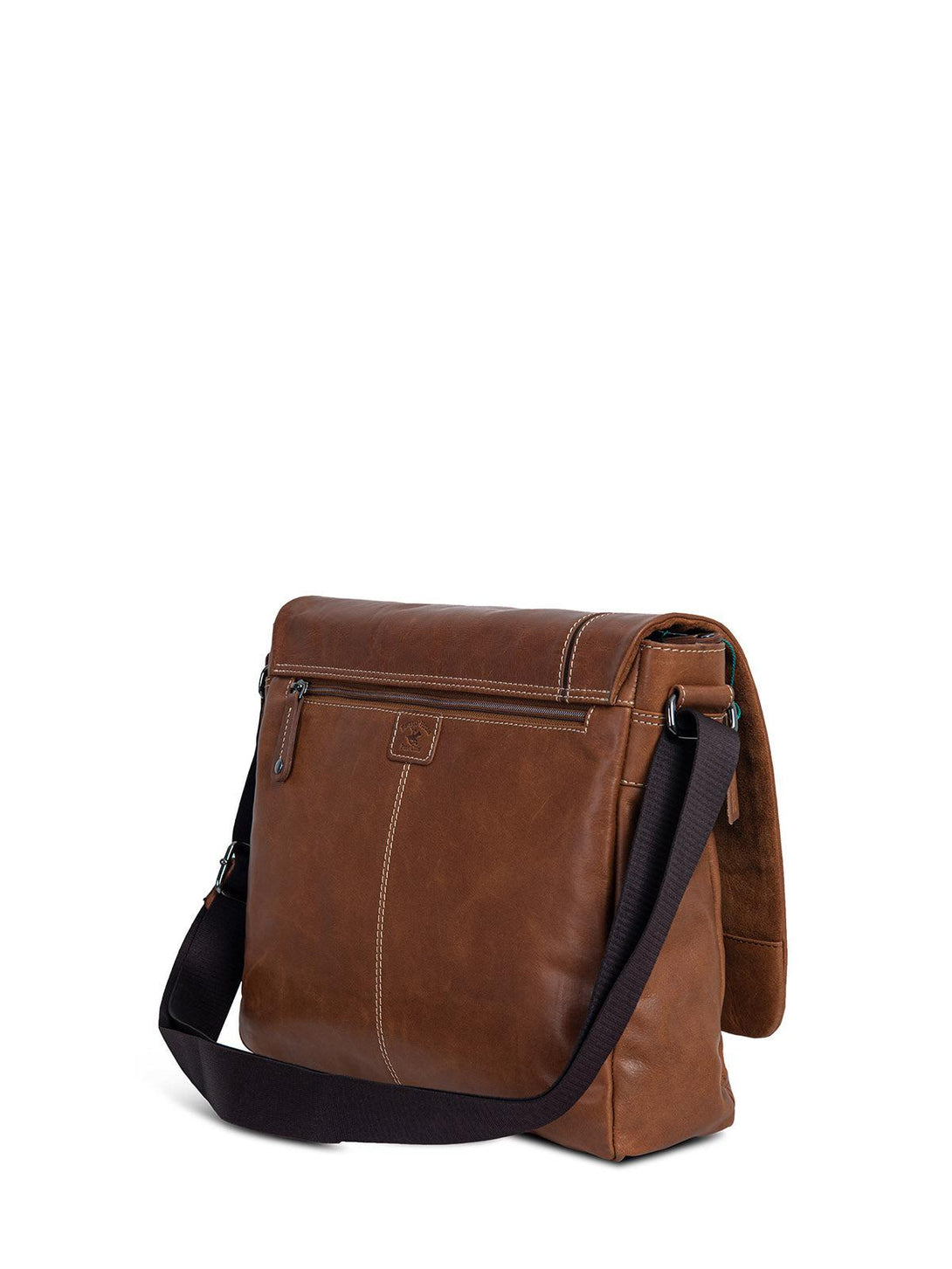 Beverly Hills Polo Club UK-POLO PONY MESSENGER BAG BROWN