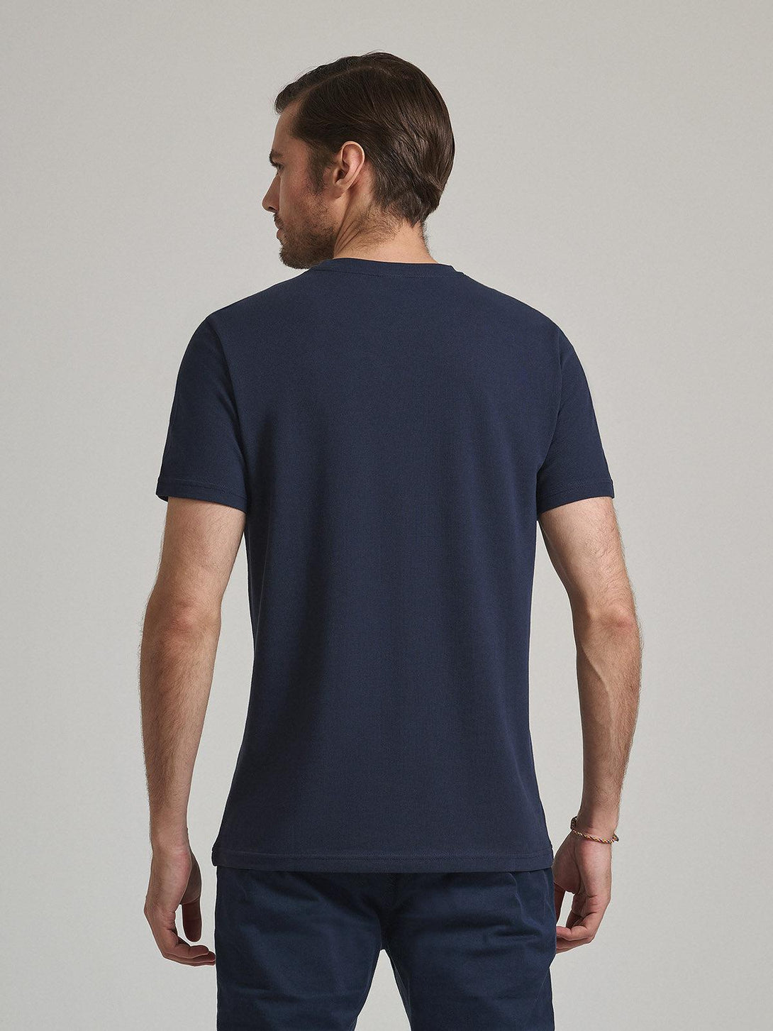 Beverly Hills Polo Club UK-POLO PONY PIQUE T-SHIRT NAVY