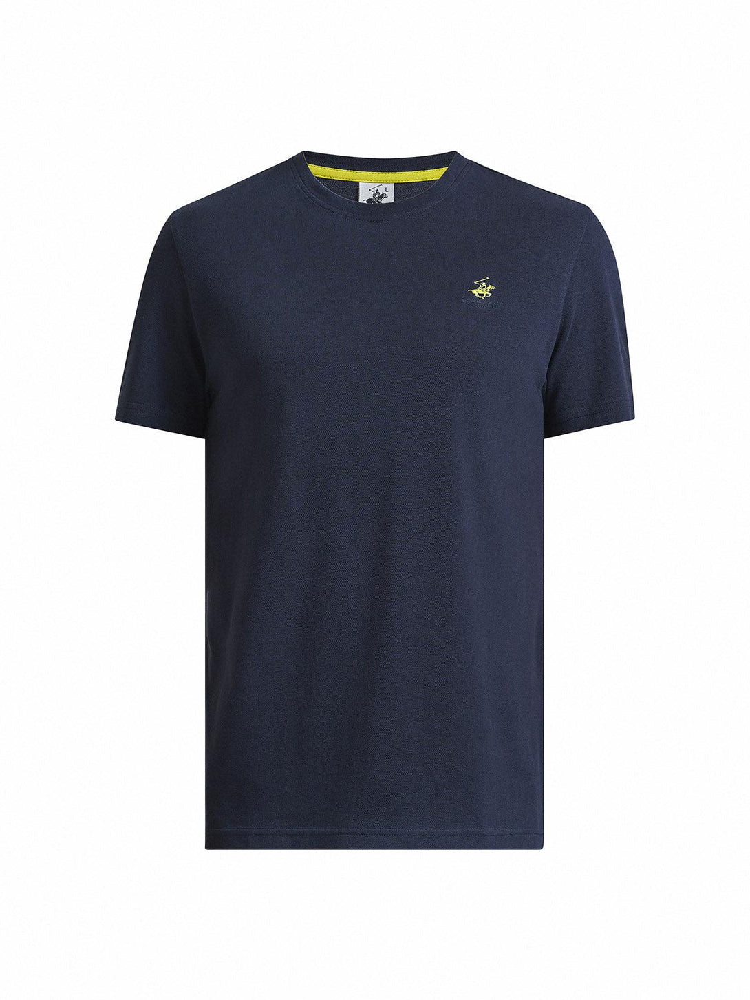 Beverly Hills Polo Club UK-POLO PONY PIQUE T-SHIRT NAVY