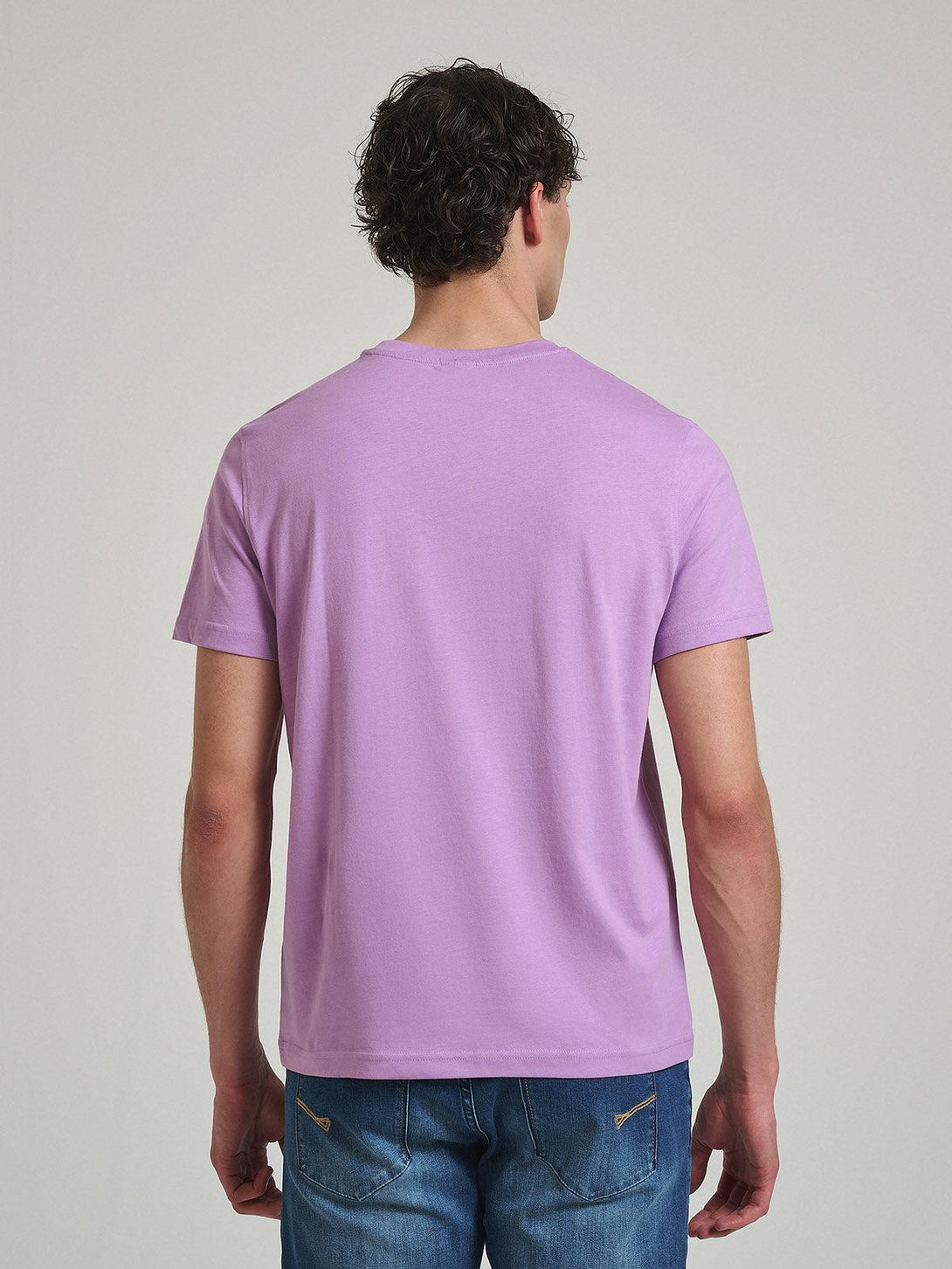 Beverly Hills Polo Club UK-POLO PONY POCKET T-SHIRT LILAC