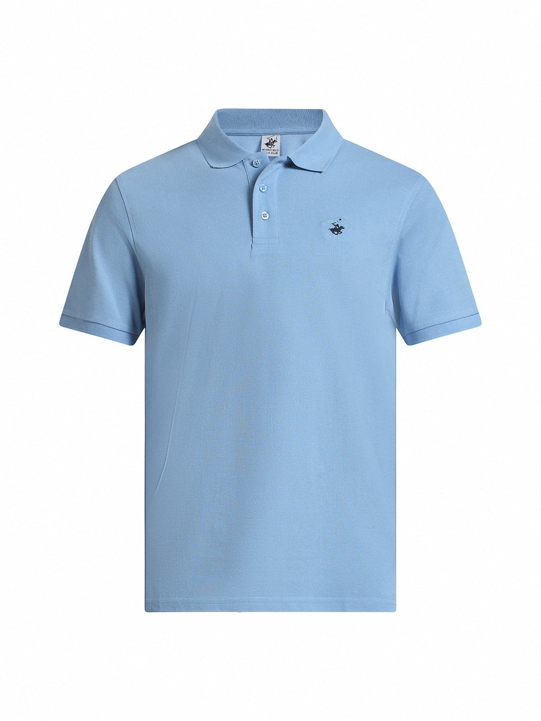 Beverly Hills Polo Club UK-POLO PONY POLO SHIRT BLUE SKY