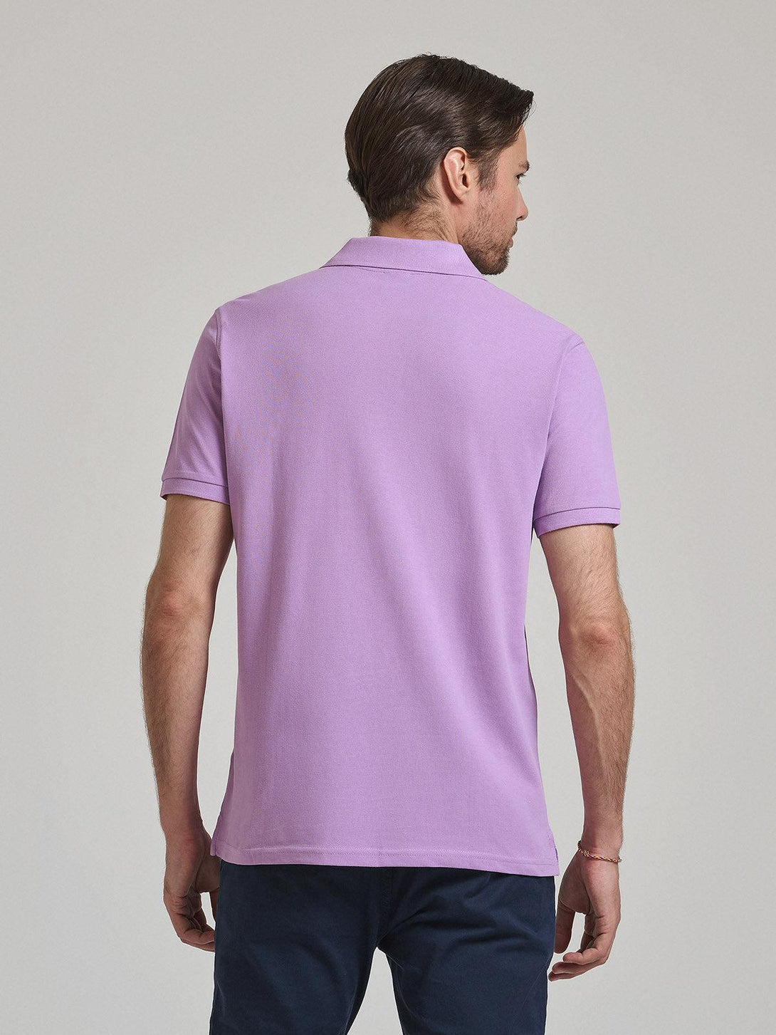 Beverly Hills Polo Club UK-POLO PONY POLO SHIRT LILAC