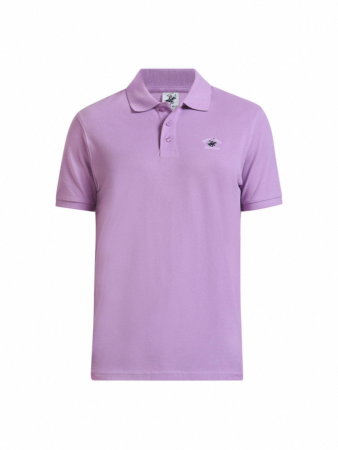 Beverly Hills Polo Club UK-POLO PONY POLO SHIRT LILAC