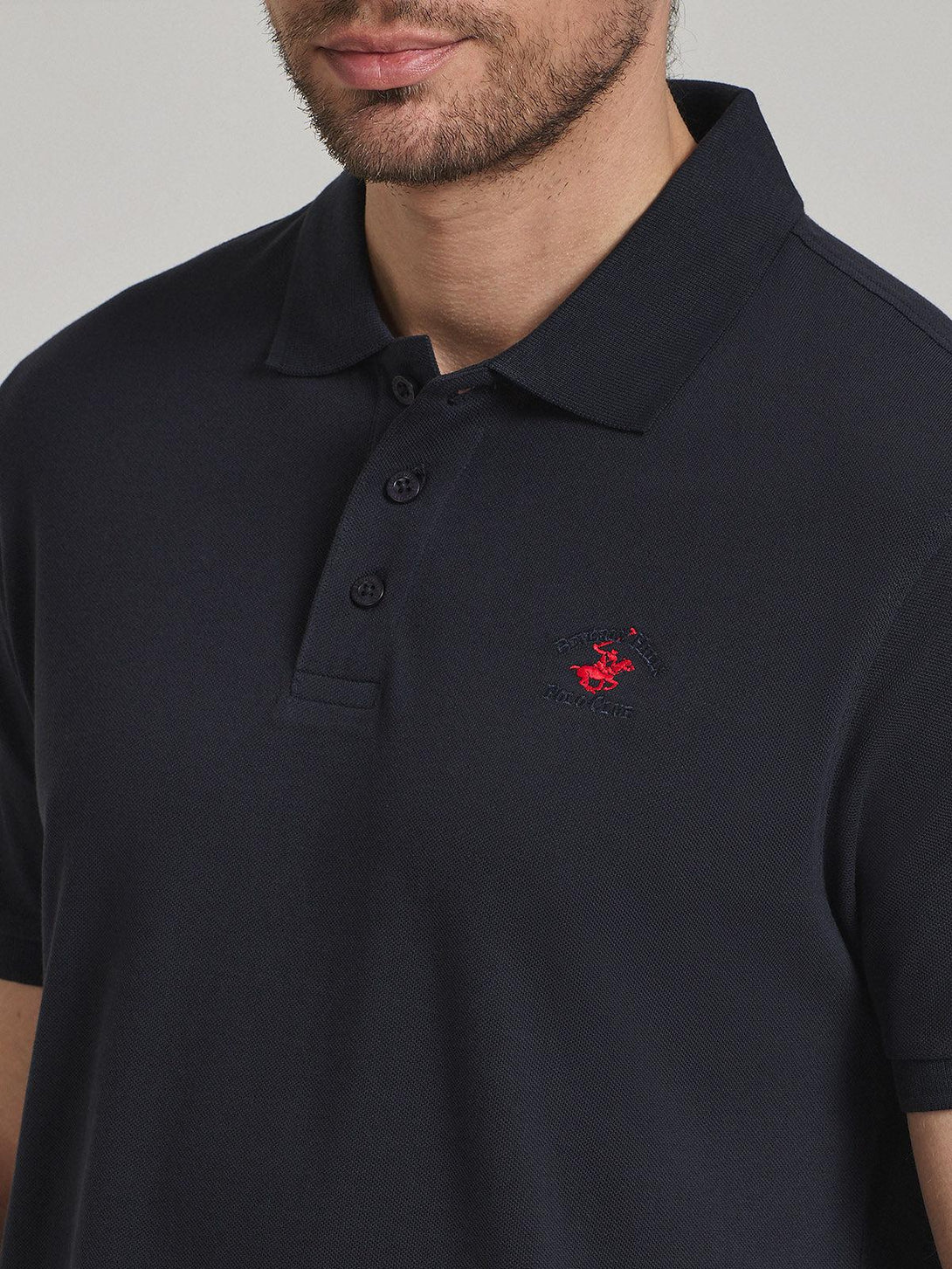 Beverly Hills Polo Club UK-POLO PONY POLO SHIRT NAVY