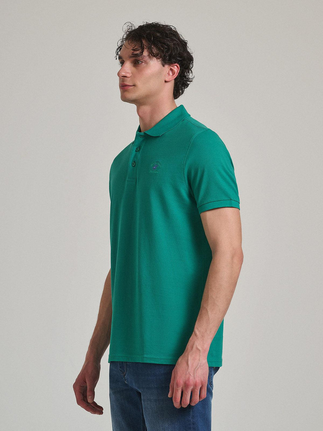 Beverly Hills Polo Club UK-POLO PONY POLO SHIRT SEA FOAM GREEN