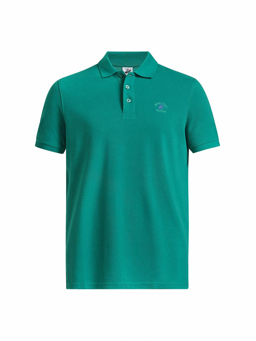 Beverly Hills Polo Club UK-POLO PONY POLO SHIRT SEA FOAM GREEN