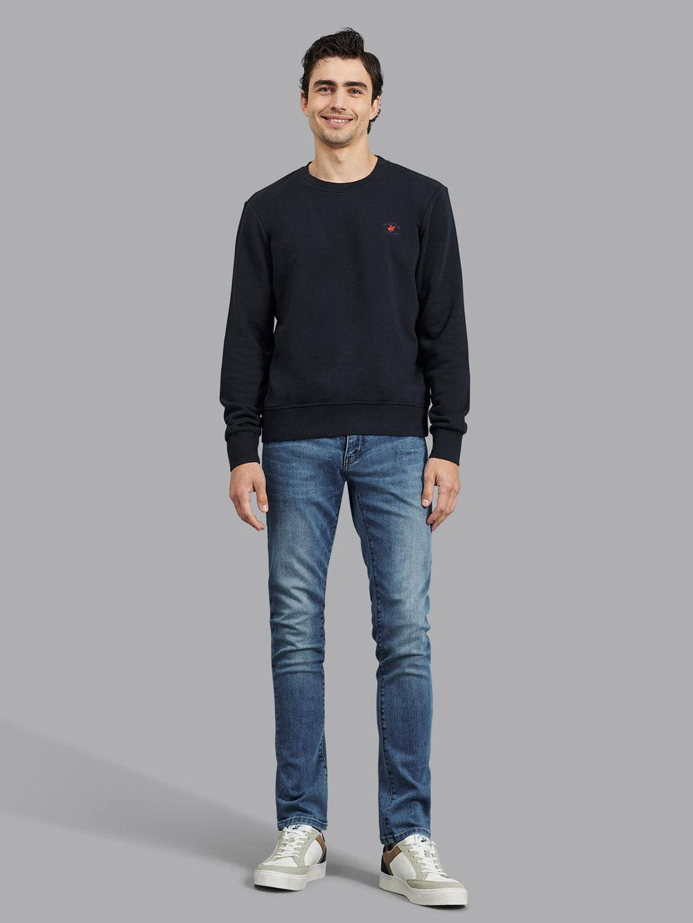 POLO PONY SWEATSHIRT DARK NAVY – BEVERLY HILLS POLO CLUB