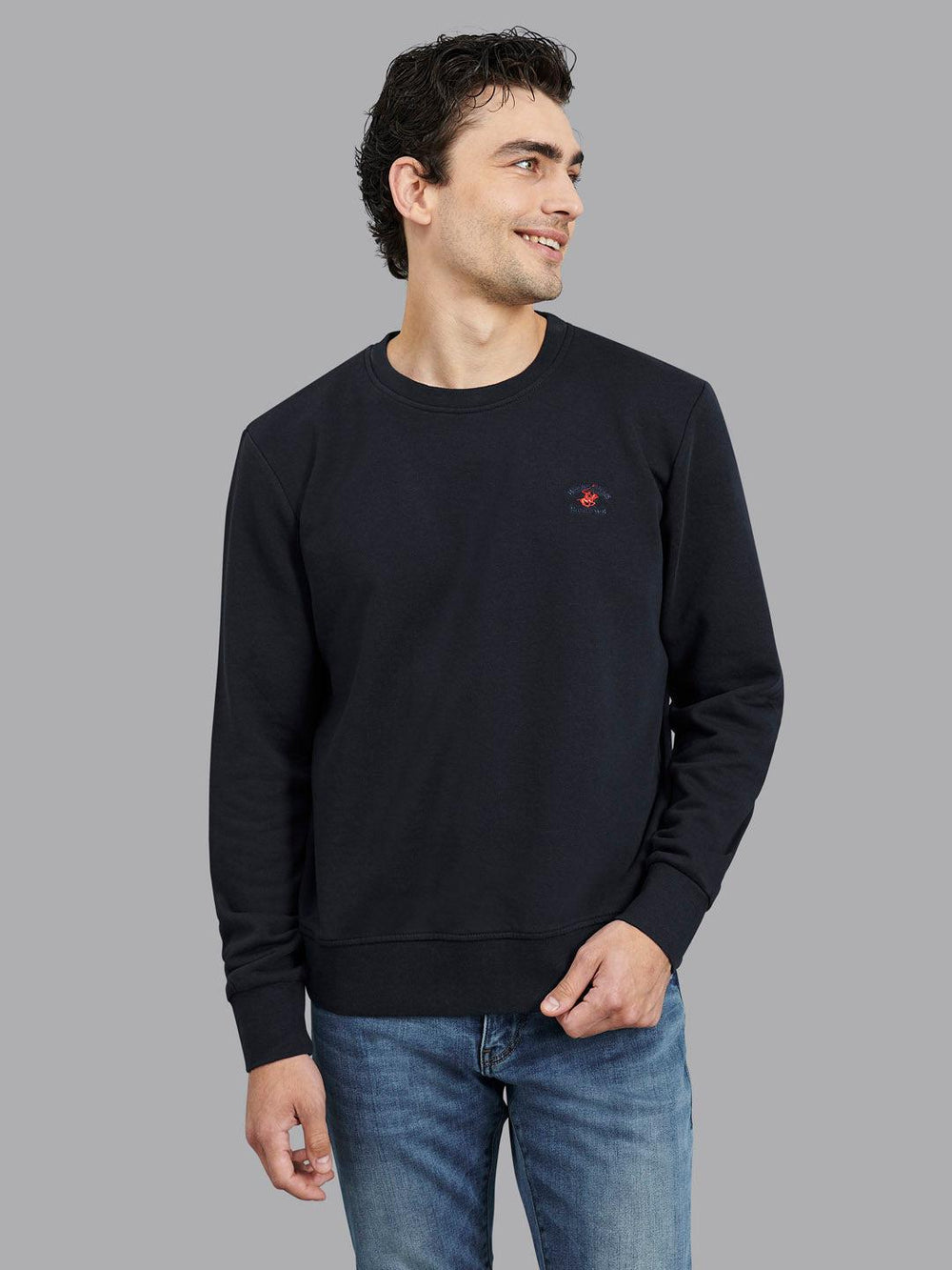 POLO PONY SWEATSHIRT DARK NAVY – BEVERLY HILLS POLO CLUB