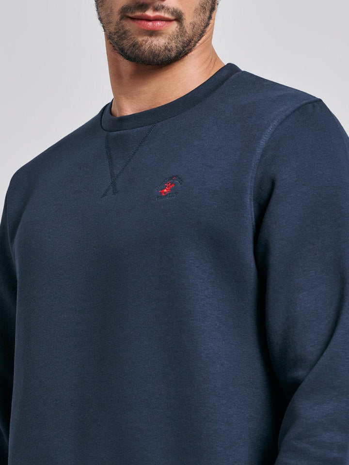Beverly Hills Polo Club UK-POLO PONY SWEATSHIRT NAVY