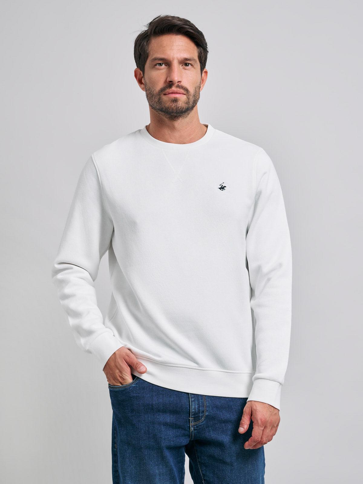 beverly hills polo club POLO PONY HOODIE WINTER WHITE Sale