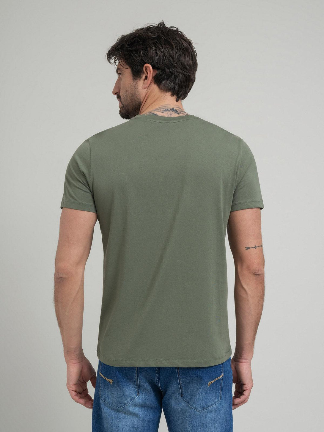 Beverly Hills Polo Club UK-POLO PONY T-SHIRT ARMY GREEN