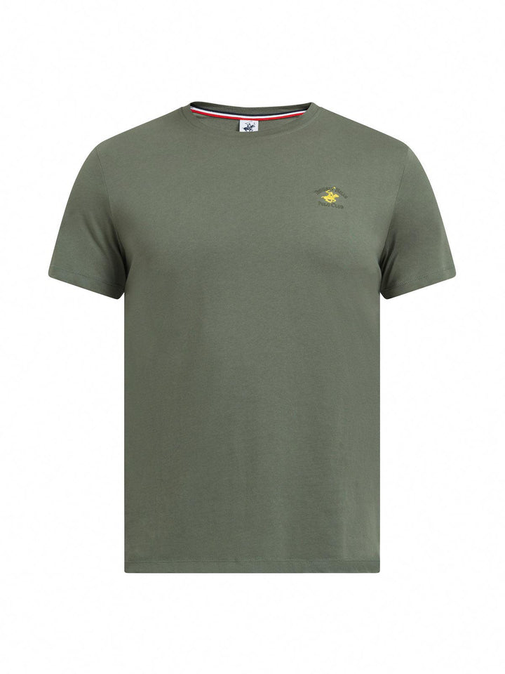 Beverly Hills Polo Club UK-POLO PONY T-SHIRT ARMY GREEN