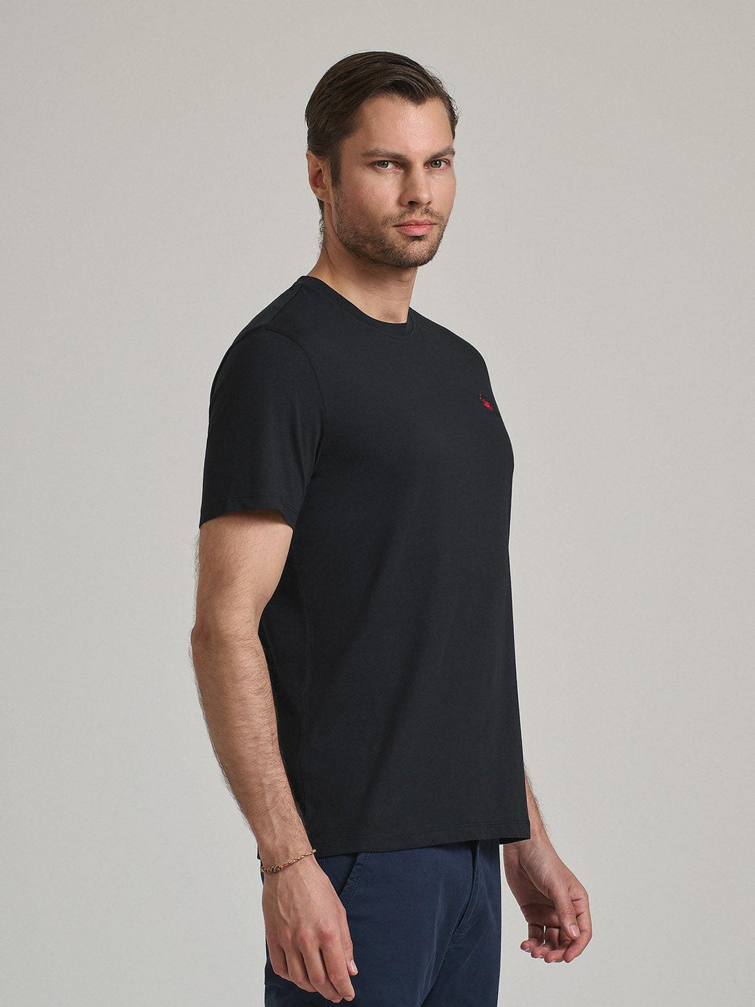 Beverly Hills Polo Club UK-POLO PONY T-SHIRT BLACK