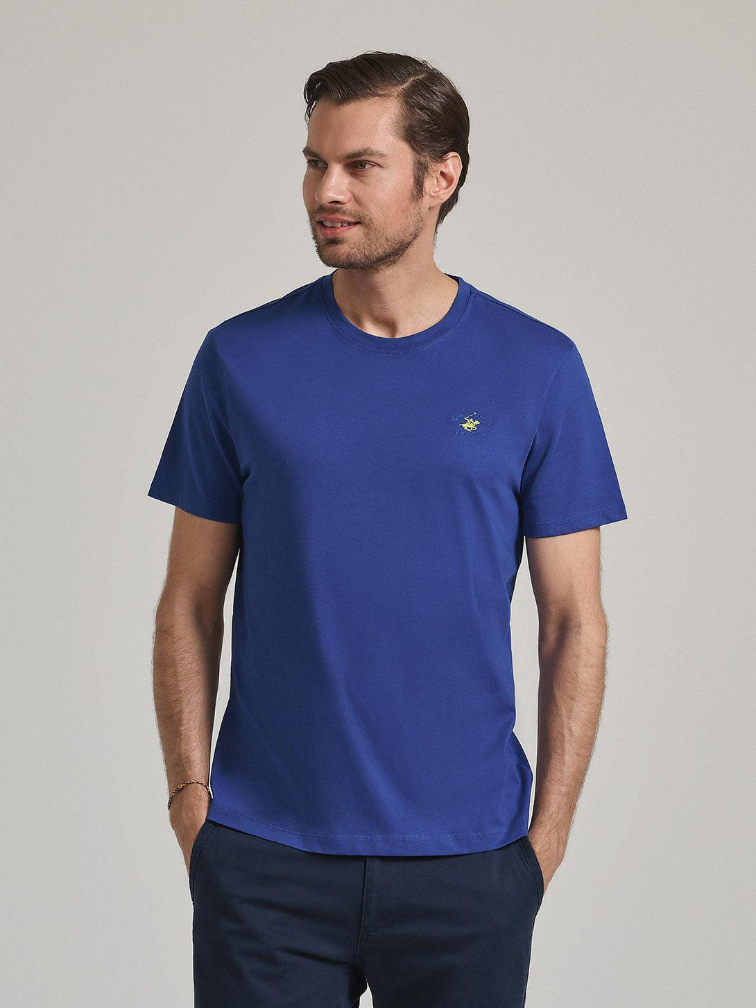 Beverly Hills Polo Club UK-POLO PONY T-SHIRT DARK ROYAL