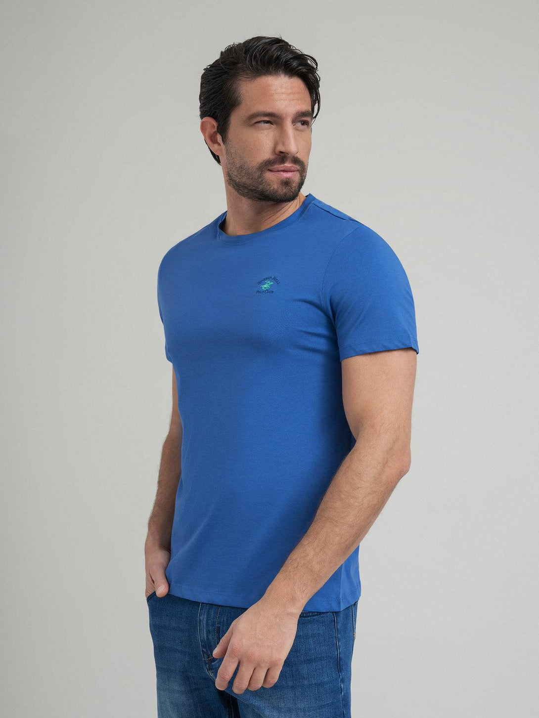 Beverly Hills Polo Club UK-POLO PONY T-SHIRT INDIGO