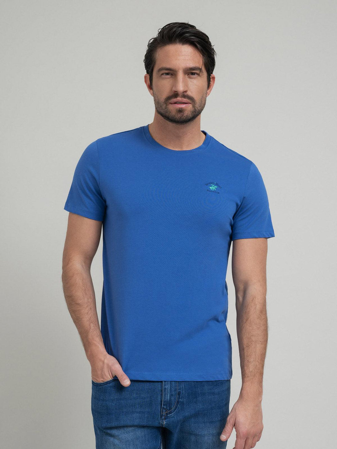 Beverly Hills Polo Club UK-POLO PONY T-SHIRT INDIGO