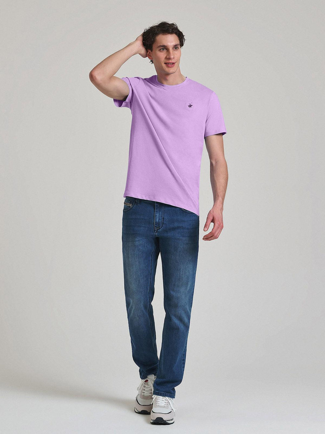 Beverly Hills Polo Club UK-POLO PONY T-SHIRT LILAC