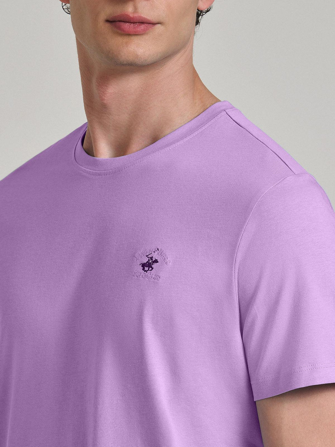 Beverly Hills Polo Club UK-POLO PONY T-SHIRT LILAC