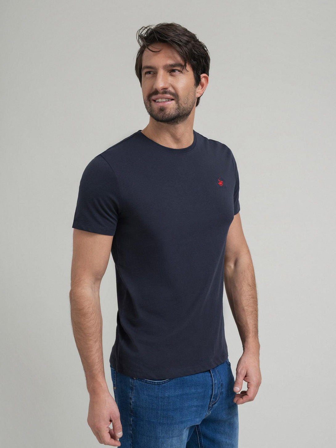 Beverly Hills Polo Club UK-POLO PONY T-SHIRT NAVY