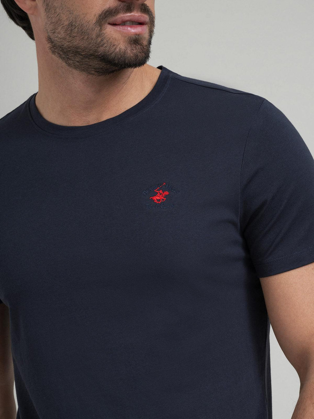 Beverly Hills Polo Club UK-POLO PONY T-SHIRT NAVY