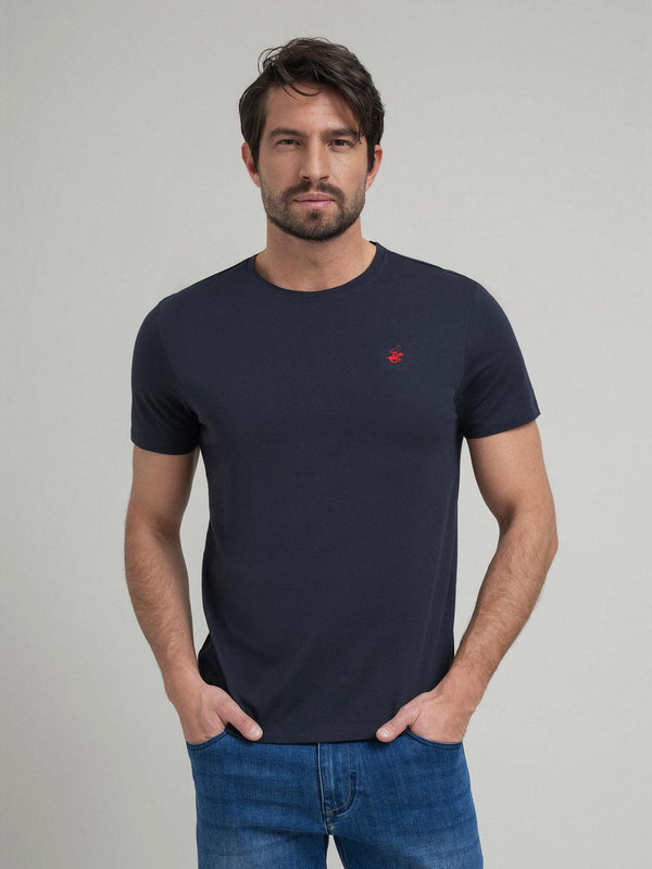 Beverly Hills Polo Club UK-POLO PONY T-SHIRT NAVY