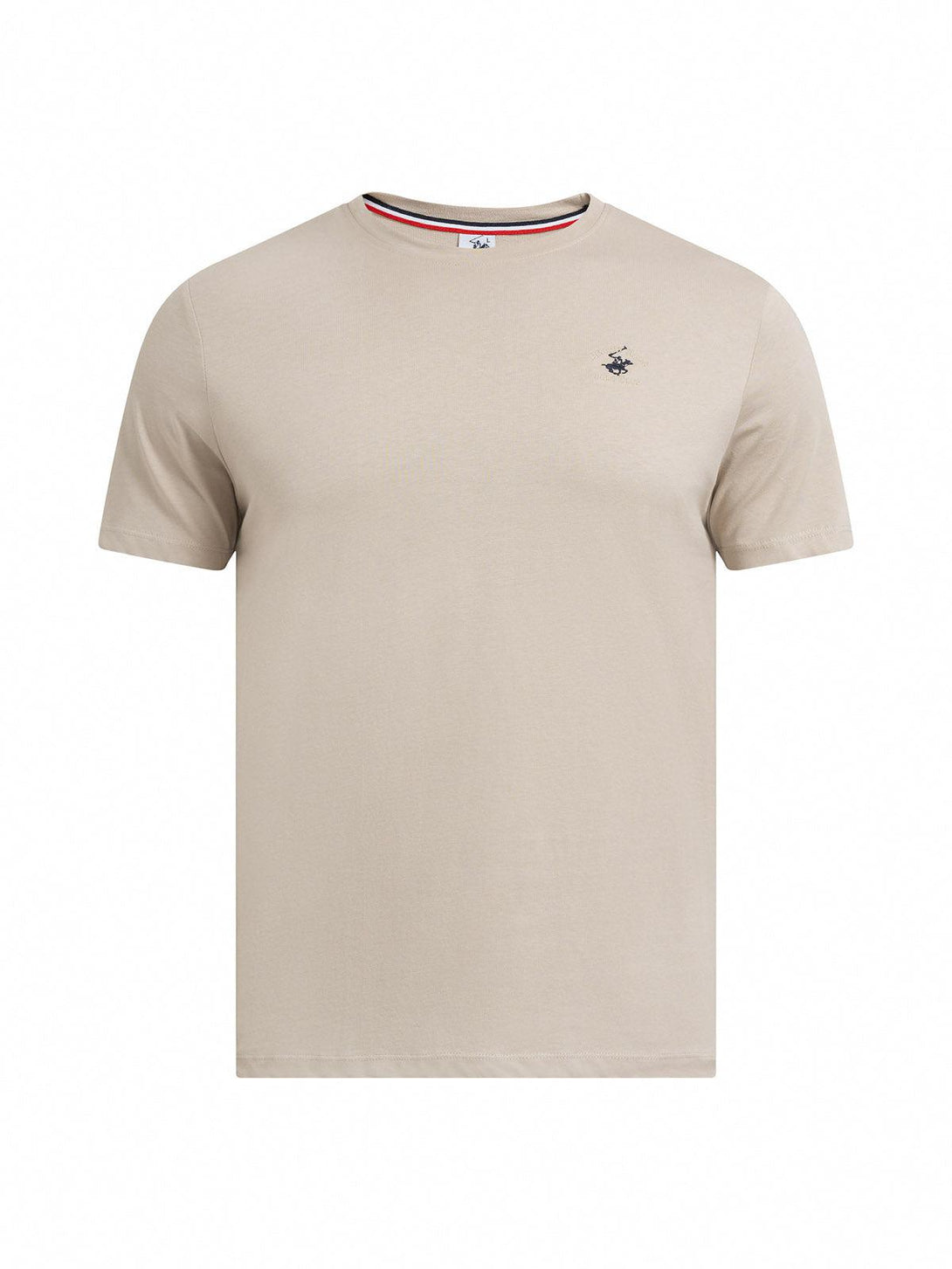 Beverly Hills Polo Club UK-POLO PONY T-SHIRT OATMEAL