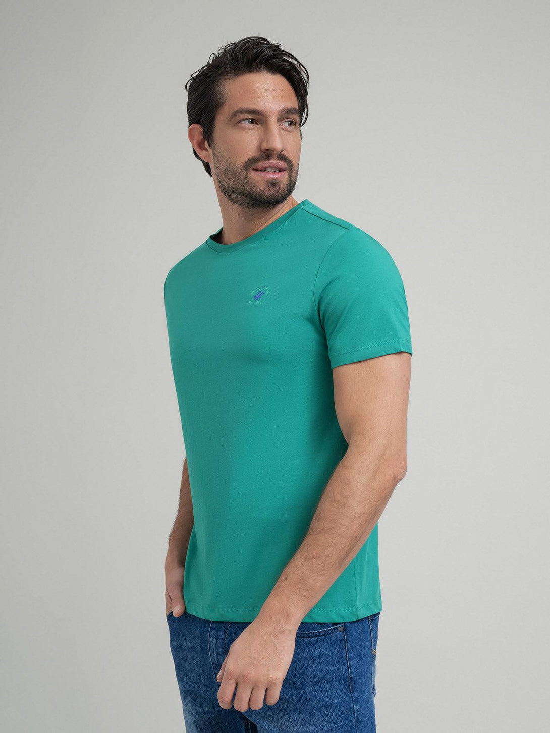 Beverly Hills Polo Club UK-POLO PONY T-SHIRT SEA FOAM GREEN