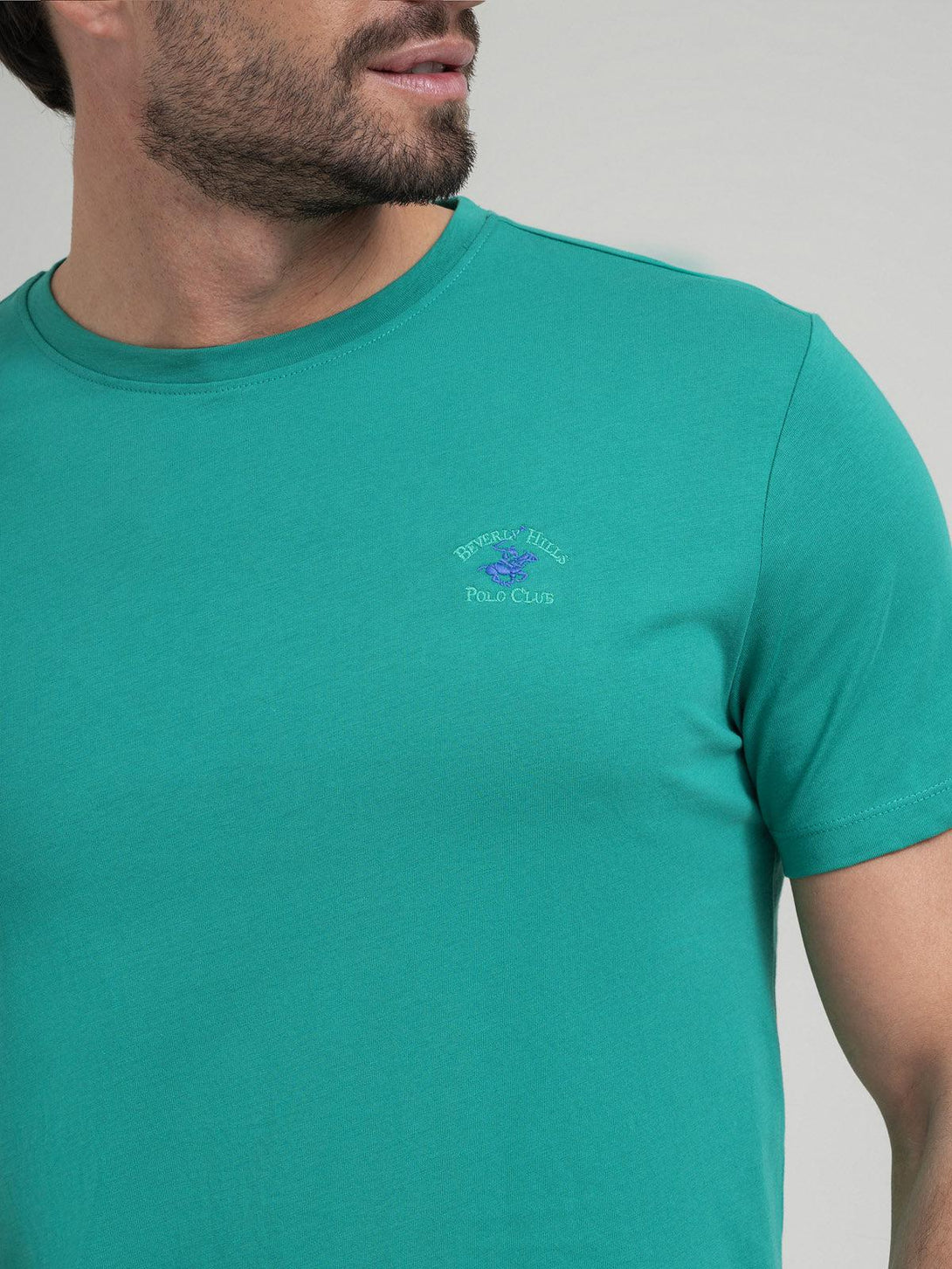 Beverly Hills Polo Club UK-POLO PONY T-SHIRT SEA FOAM GREEN