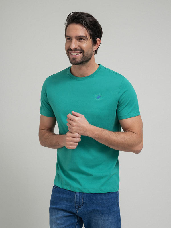 Beverly Hills Polo Club UK-POLO PONY T-SHIRT SEA FOAM GREEN