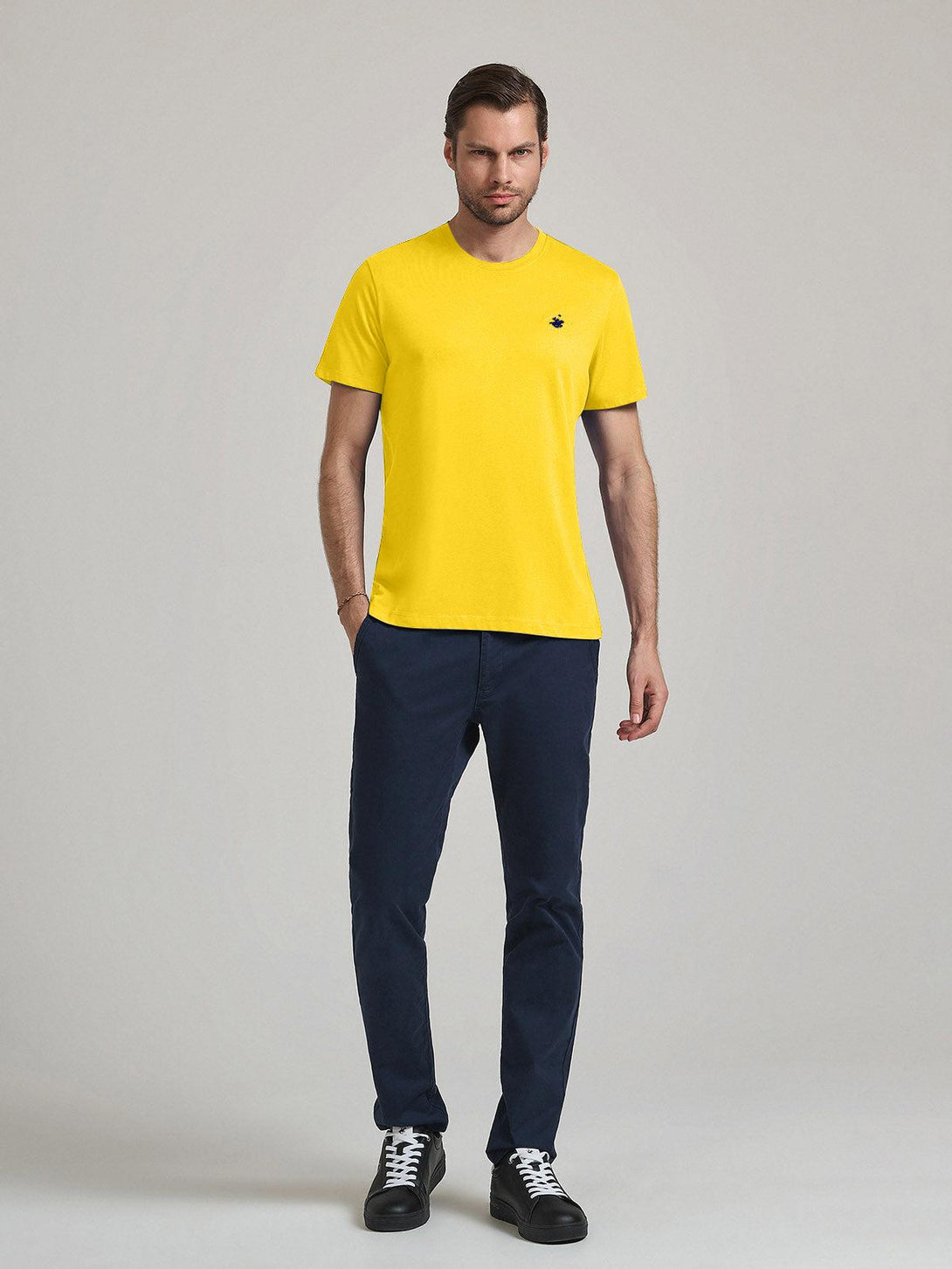 Beverly Hills Polo Club UK-POLO PONY T-SHIRT YELLOW