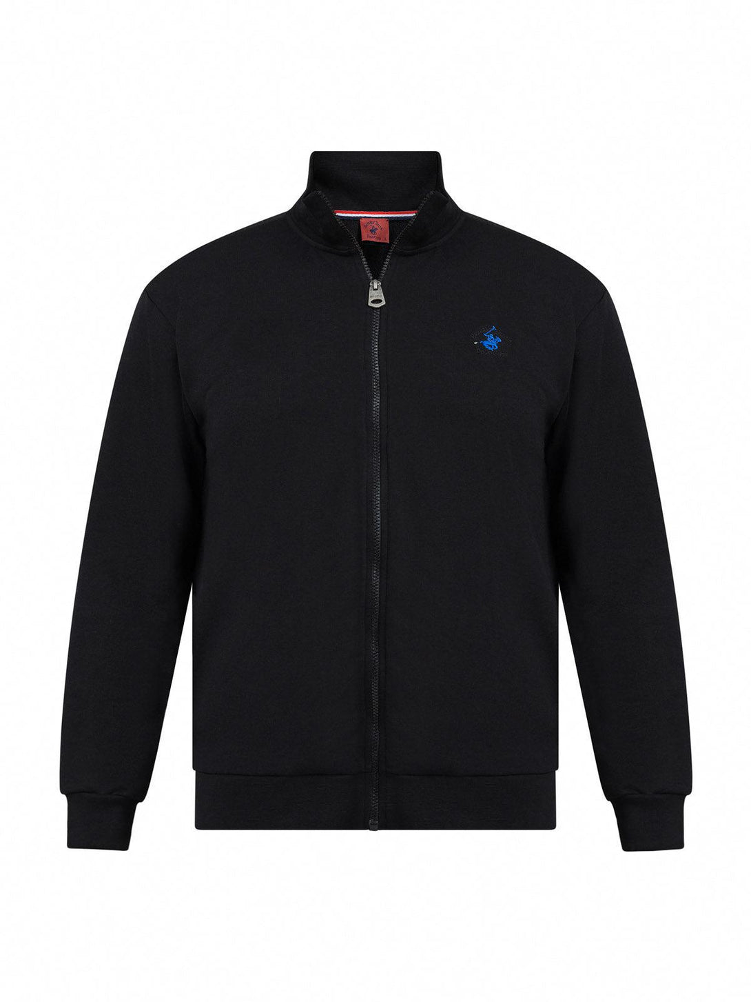 Beverly Hills Polo Club UK-POLO PONY ZIP SWEAT BLACK