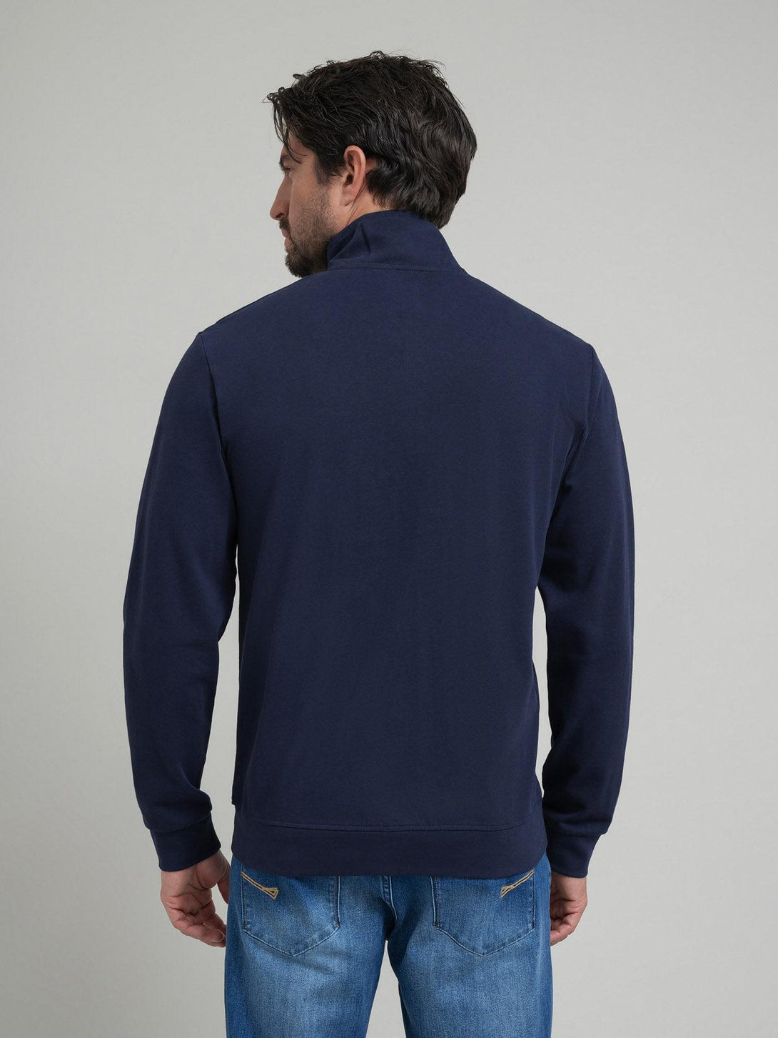 Beverly Hills Polo Club UK-POLO PONY ZIP SWEAT DARK NAVY