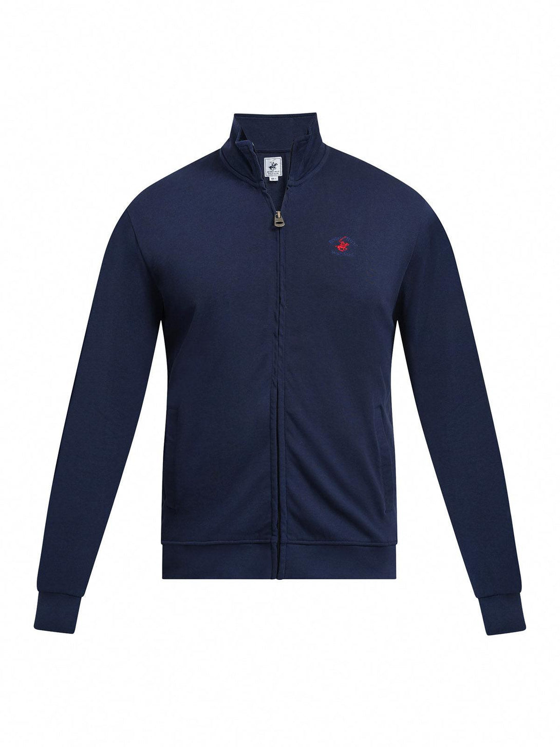 Beverly Hills Polo Club UK-POLO PONY ZIP SWEAT DARK NAVY