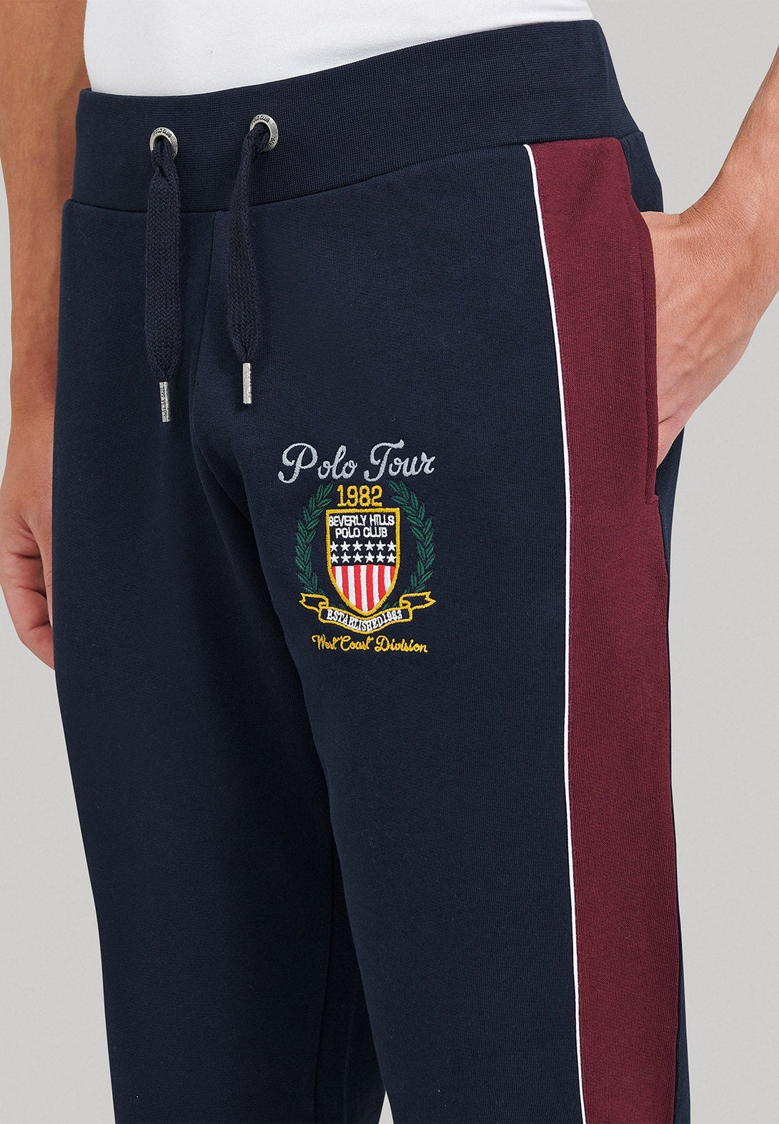 Beverly Hills Polo Club UK-POLO TOUR JOGGERS NAVY