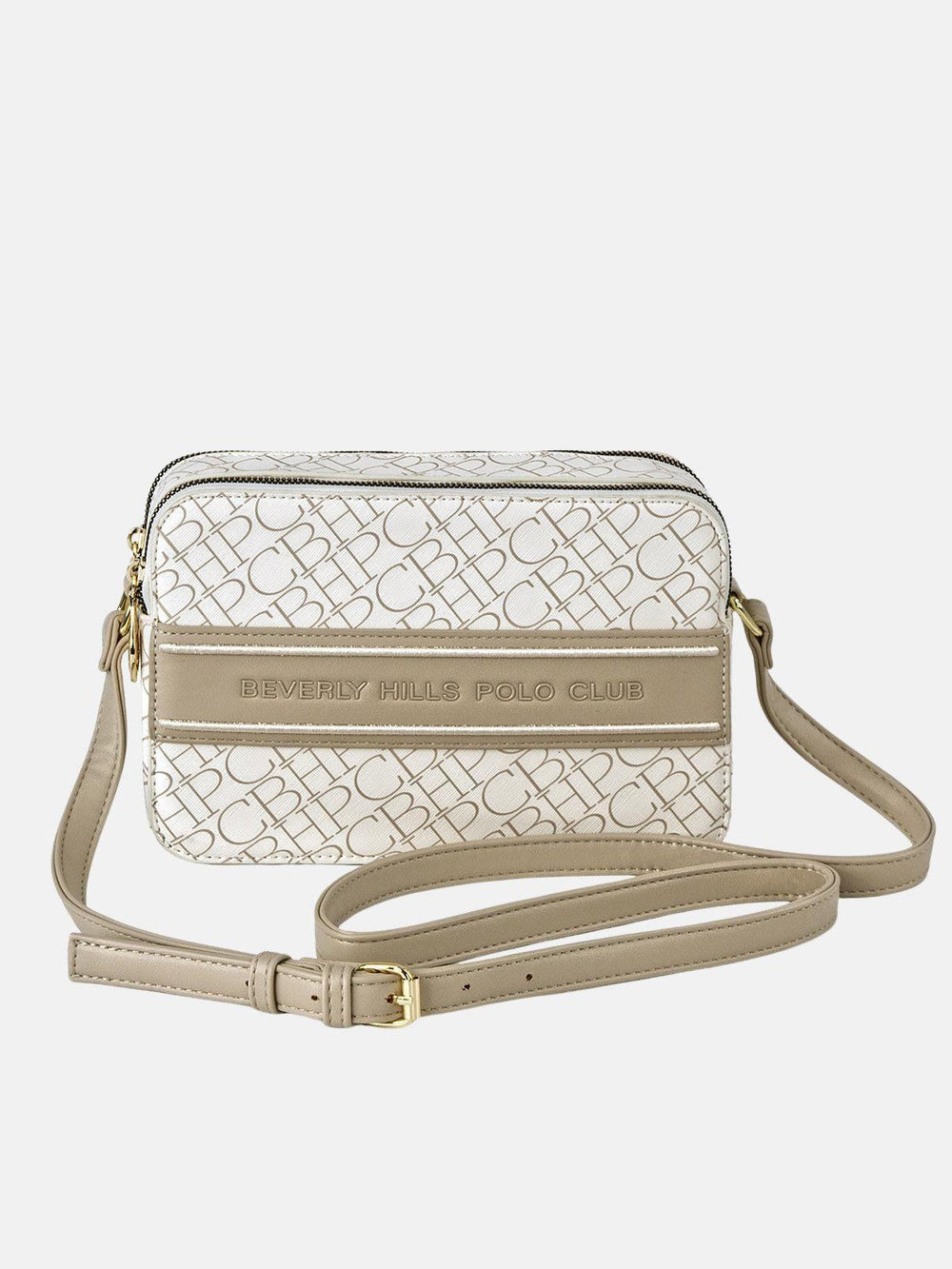REPEAT SHOULDER BAG BEIGE – BEVERLY HILLS POLO CLUB
