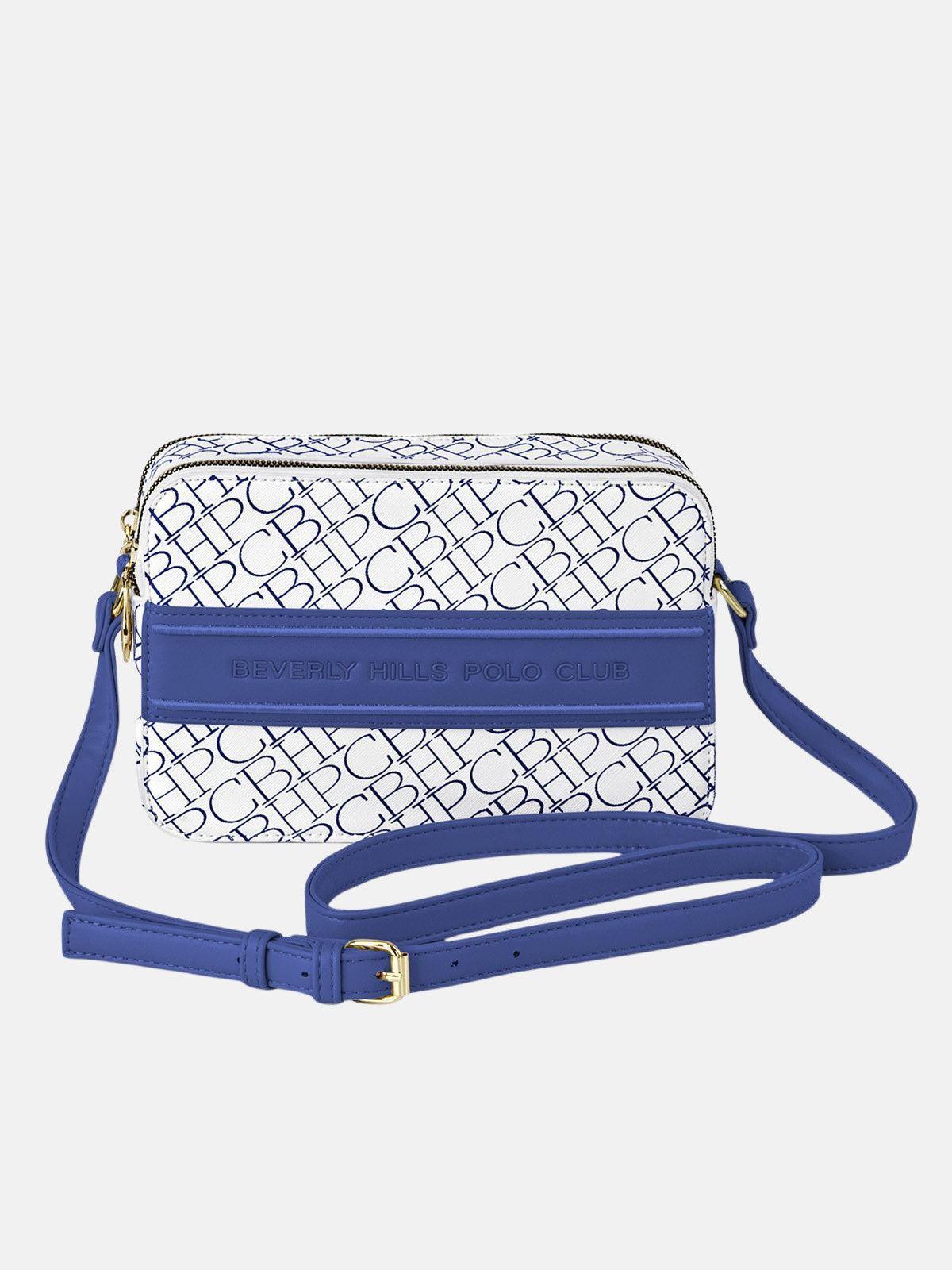 beverly hills polo club REPEAT SHOULDER BAG BLUE Sale Outdoor Sports