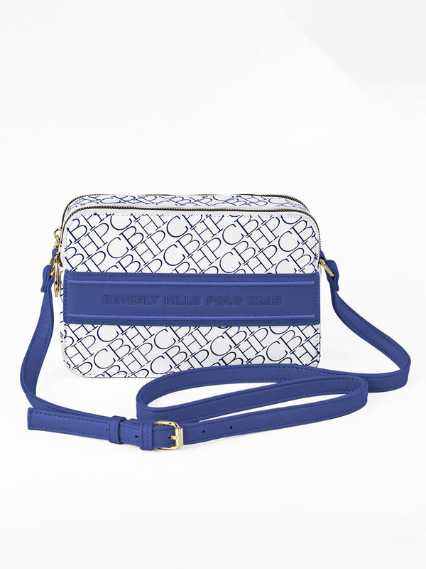 Beverly Hills Polo Club UK-REPEAT SHOULDER BAG BLUE