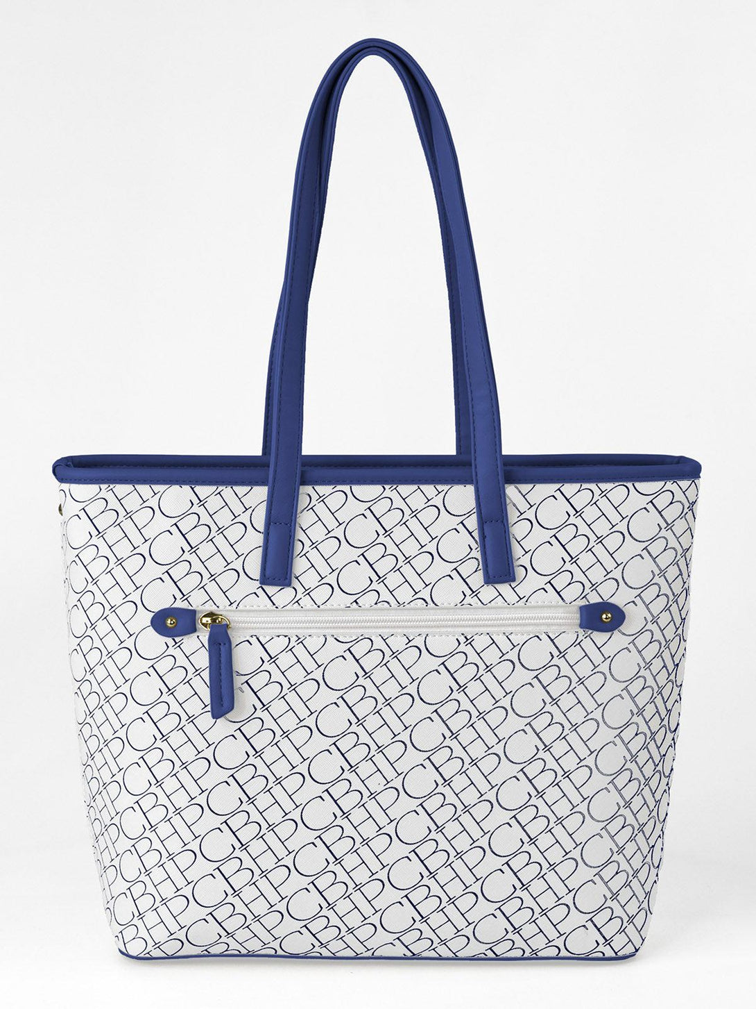 Beverly Hills Polo Club UK-REPEAT TOTE BAG BLUE