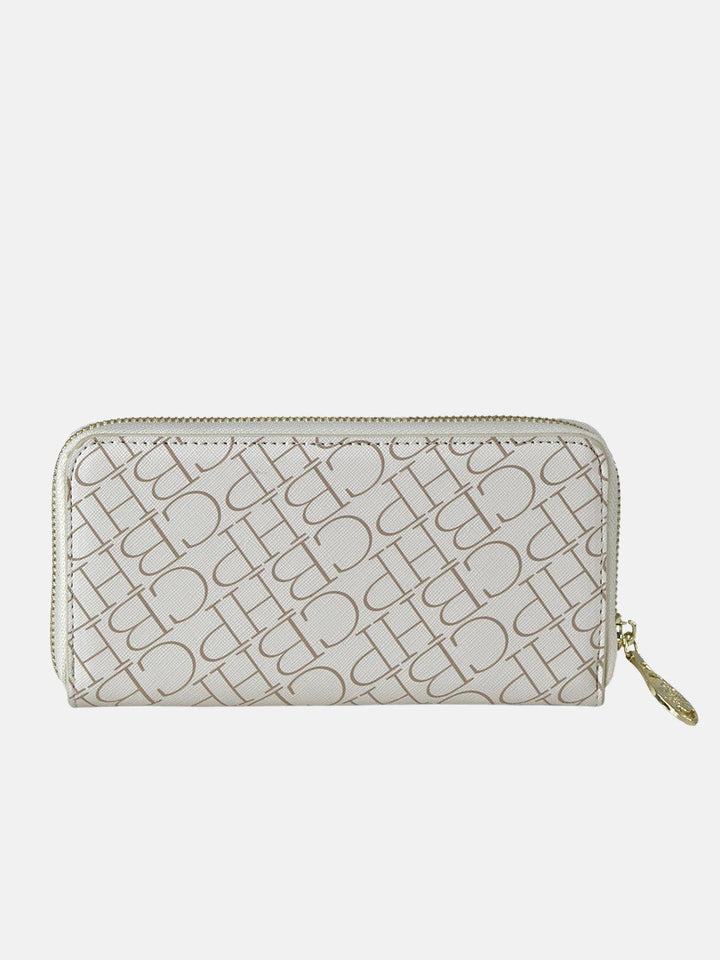 Beverly Hills Polo Club UK-REPEAT ZIP PURSE BEIGE