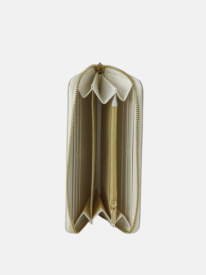 Beverly Hills Polo Club UK-REPEAT ZIP PURSE BEIGE