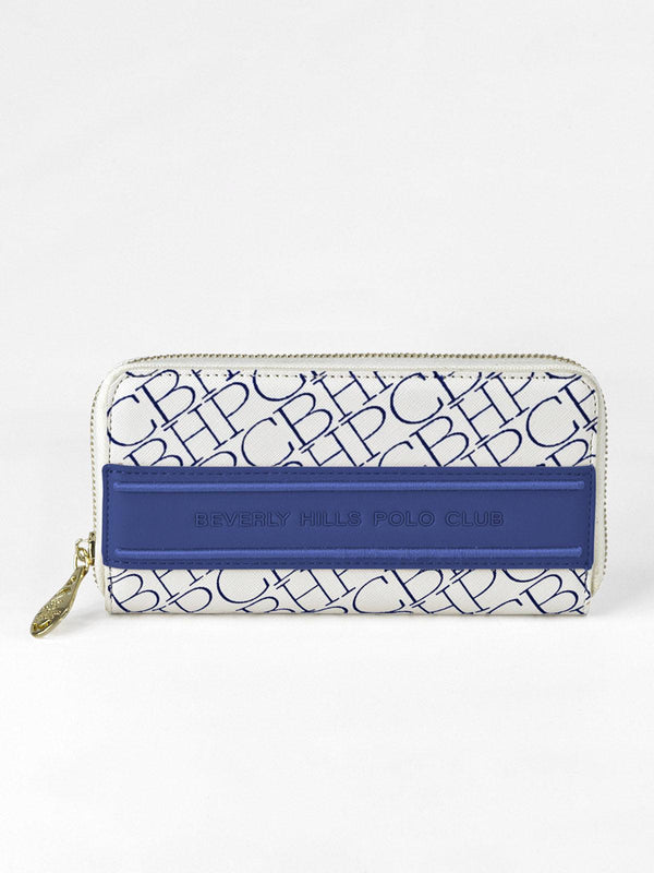 Beverly Hills Polo Club UK-REPEAT ZIP PURSE BLUE