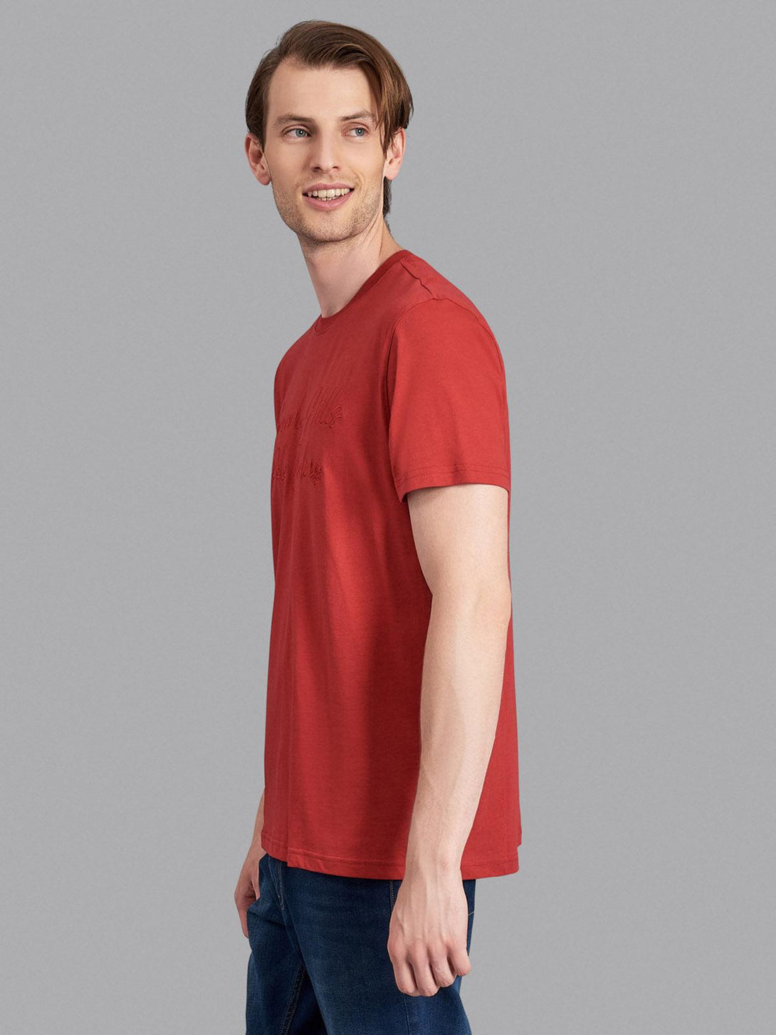 Beverly Hills Polo Club UK-SCRIPT SIGNATURE T-SHIRT AA RED