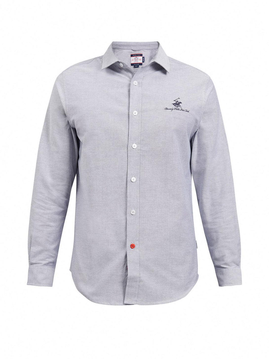 Beverly Hills Polo Club UK-SIGNATURE FORMAL SHIRT TRUE NAVY