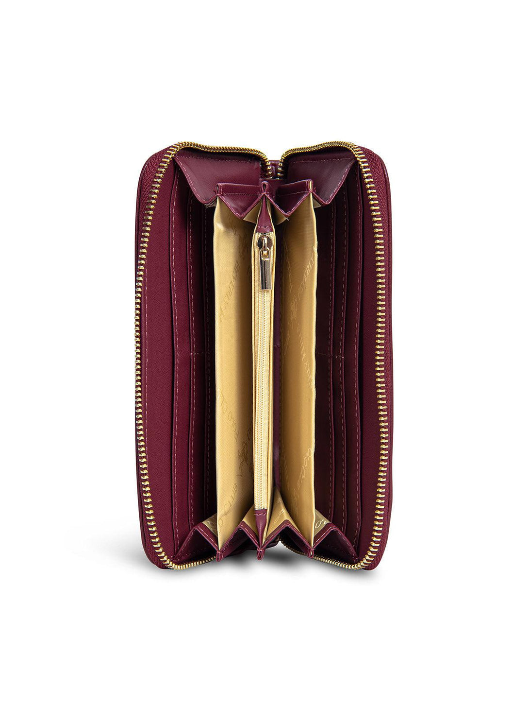 Beverly Hills Polo Club UK-SIGNATURE POLO PONY WALLET BORDEAUX