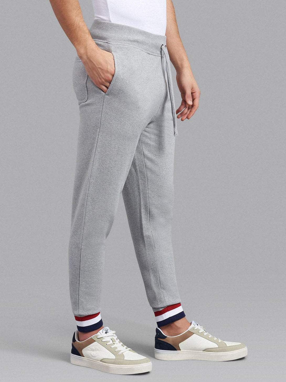 Beverly Hills Polo Club UK-STANDARD EQUIPMENT JOGGERS HEATHER GREY