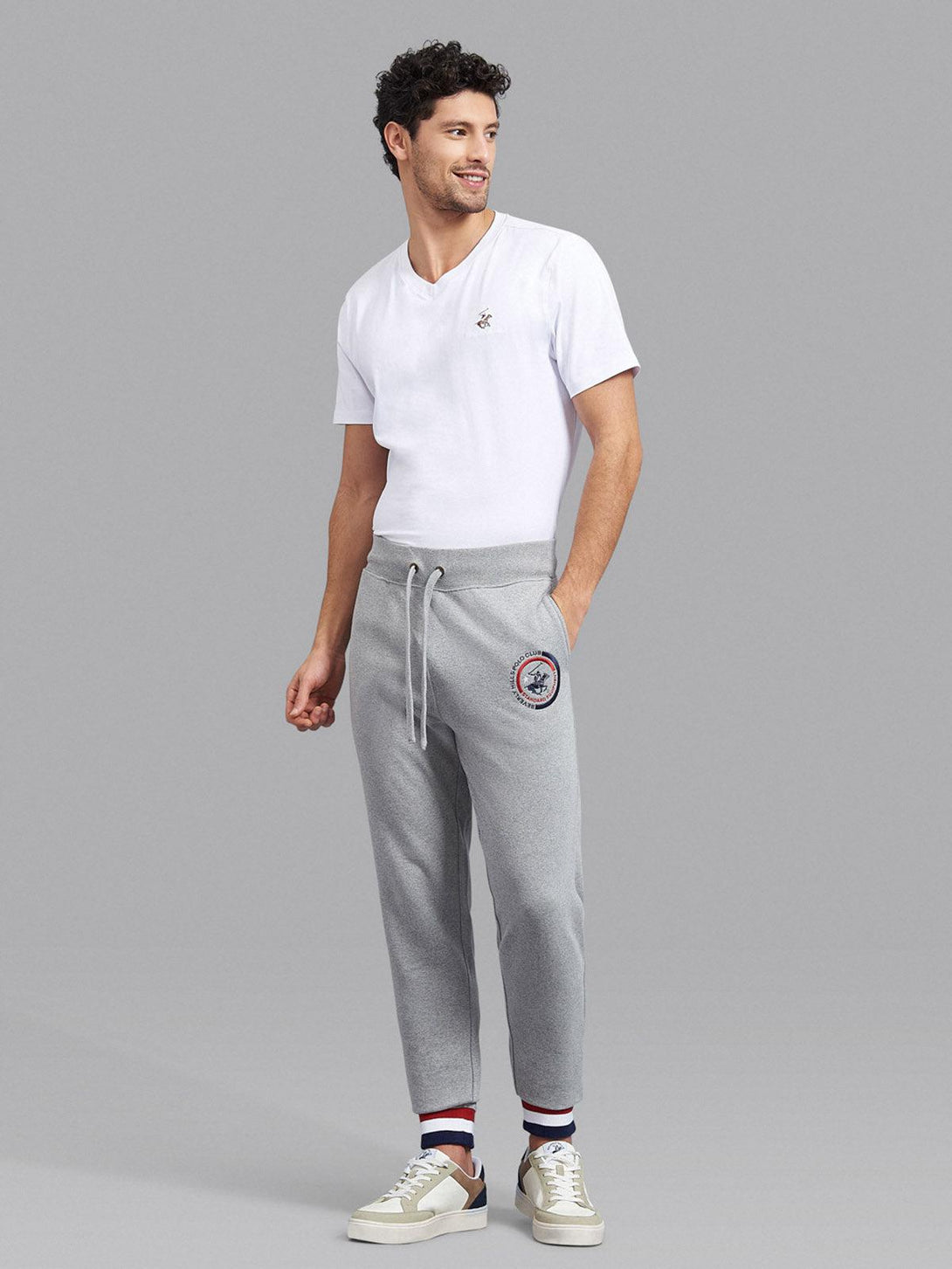 Beverly Hills Polo Club UK-STANDARD EQUIPMENT JOGGERS HEATHER GREY