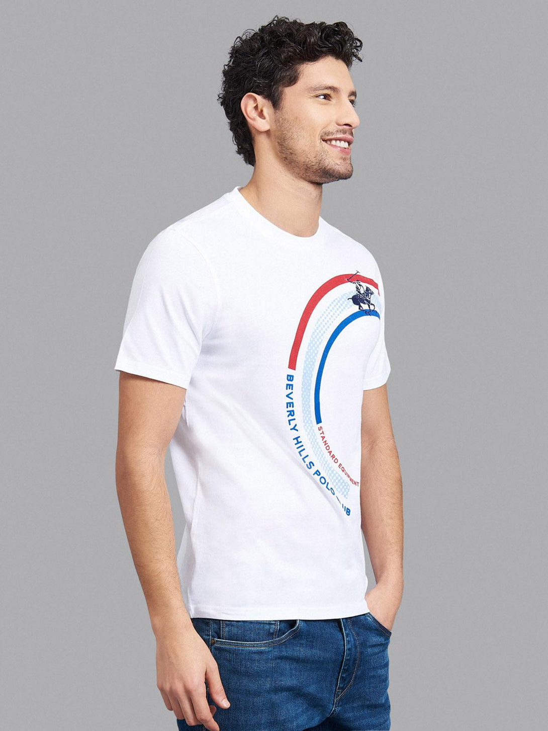 Beverly Hills Polo Club UK-STANDARD EQUIPMENT T-SHIRT WHITE