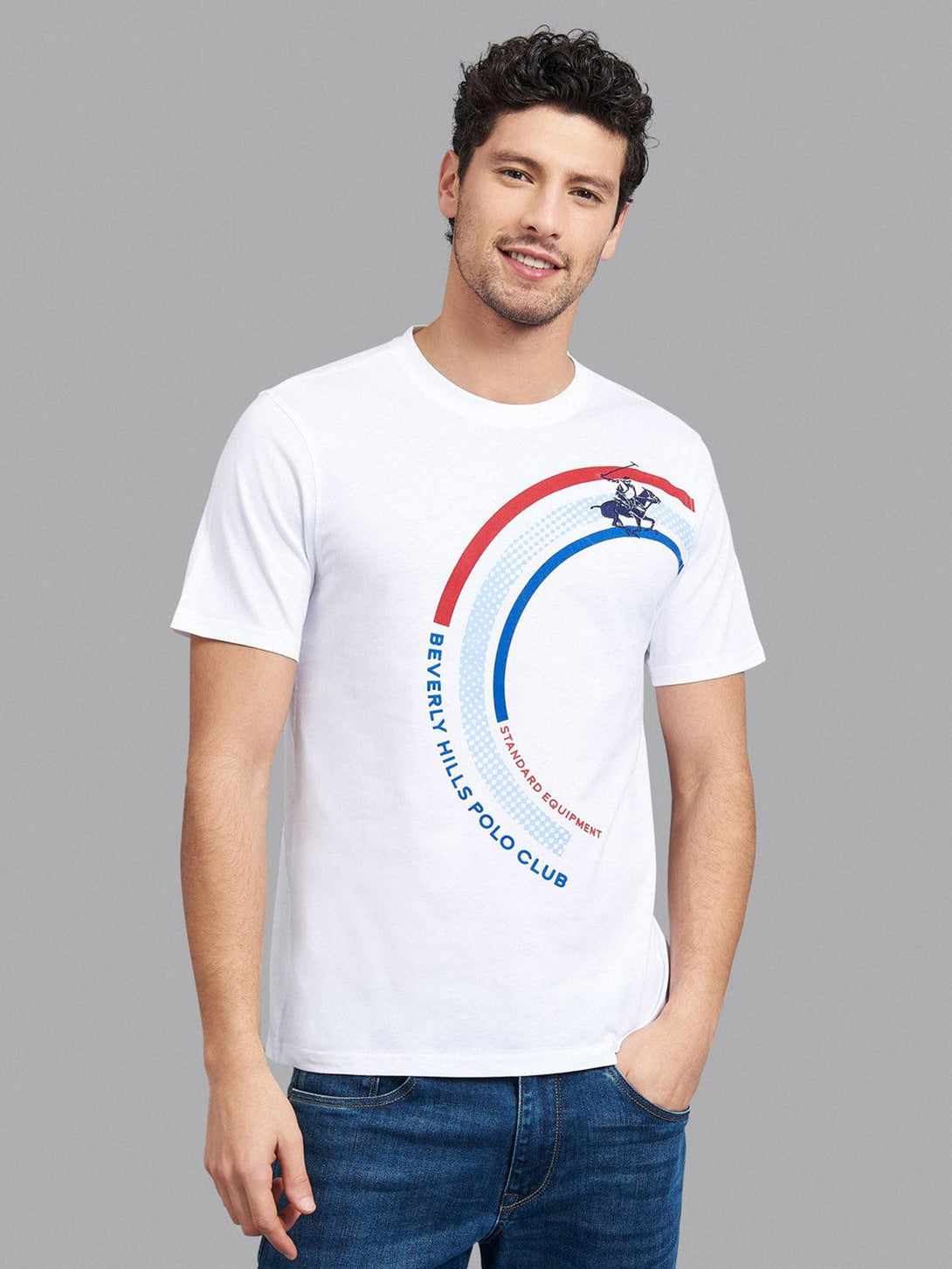 Beverly Hills Polo Club UK-STANDARD EQUIPMENT T-SHIRT WHITE