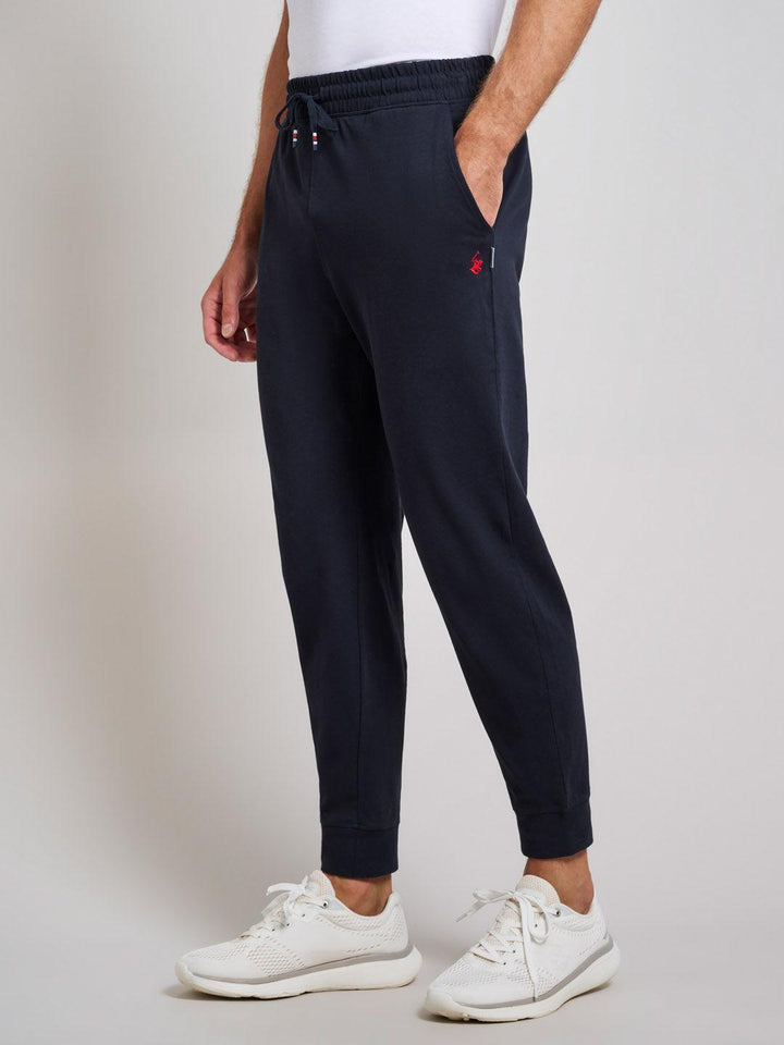 Beverly Hills Polo Club UK-TAPERED FIT SWEATPANTS DARK NAVY