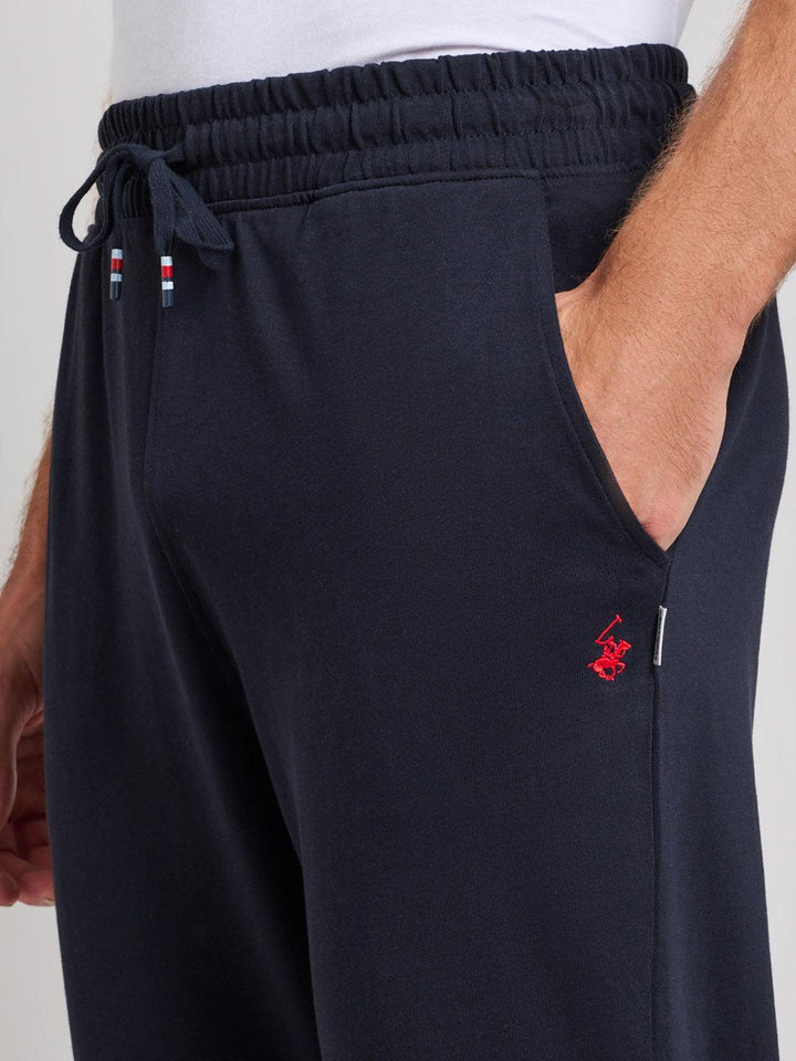 Beverly Hills Polo Club UK-TAPERED FIT SWEATPANTS DARK NAVY